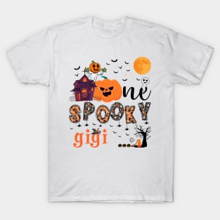 One Spooky gigi Halloween October 31 T-Shirt